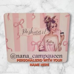 Hand Crafted Pink Wall Decor.  PERSONALIZED. Hand Crafted.